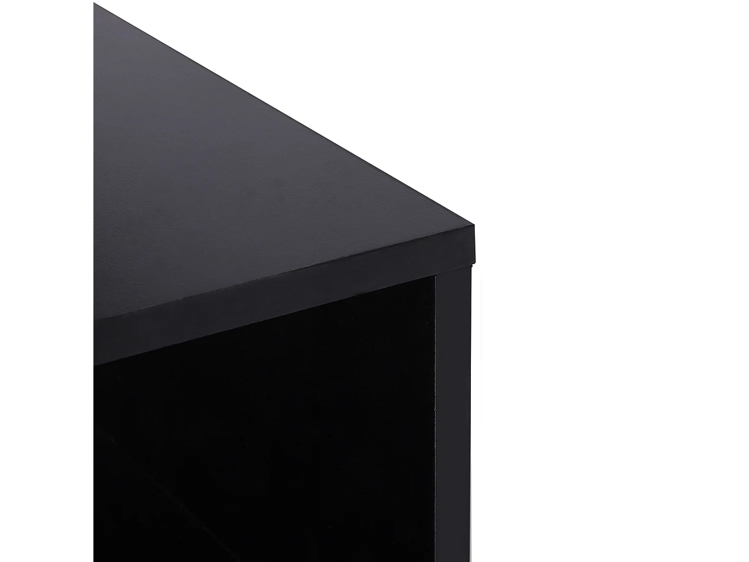 Mesa de centro negro 50x50x50 cm HOMCOM
