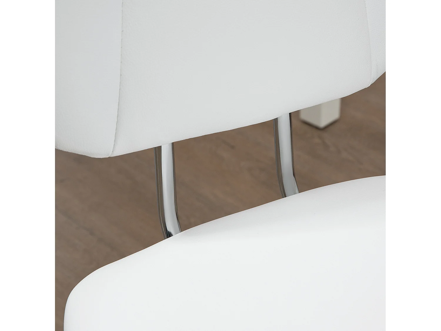 Silla de oficina blanco 50x54x96.5 cm Vinsetto