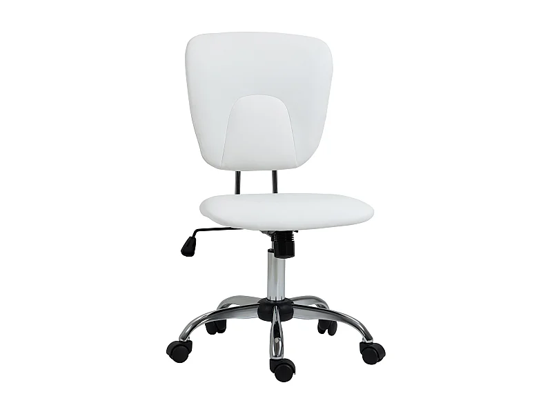Silla de oficina blanco 50x54x96.5 cm Vinsetto