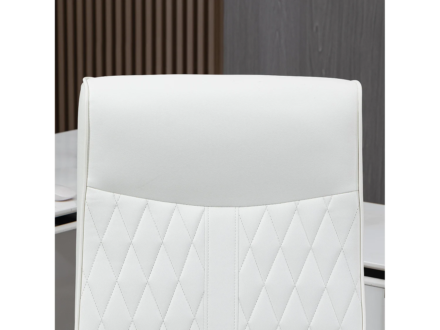 Silla de oficina crema 65x72x112.5 cm Vinsetto
