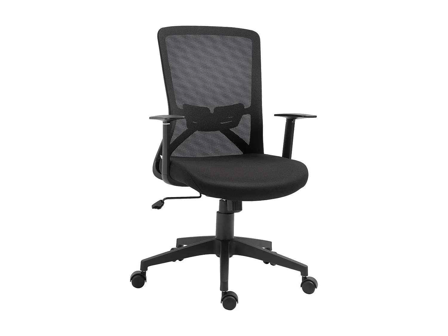 Silla de oficina negro 62x56x103 cm Vinsetto