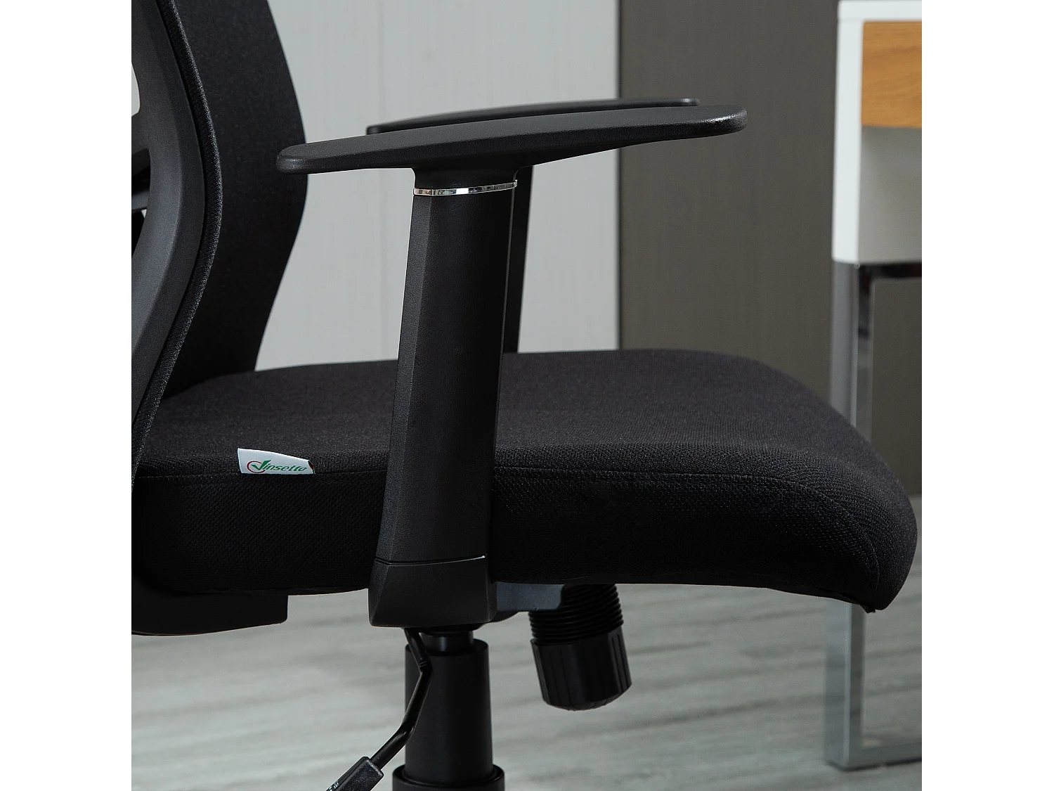 Silla de oficina negro 62x56x103 cm Vinsetto