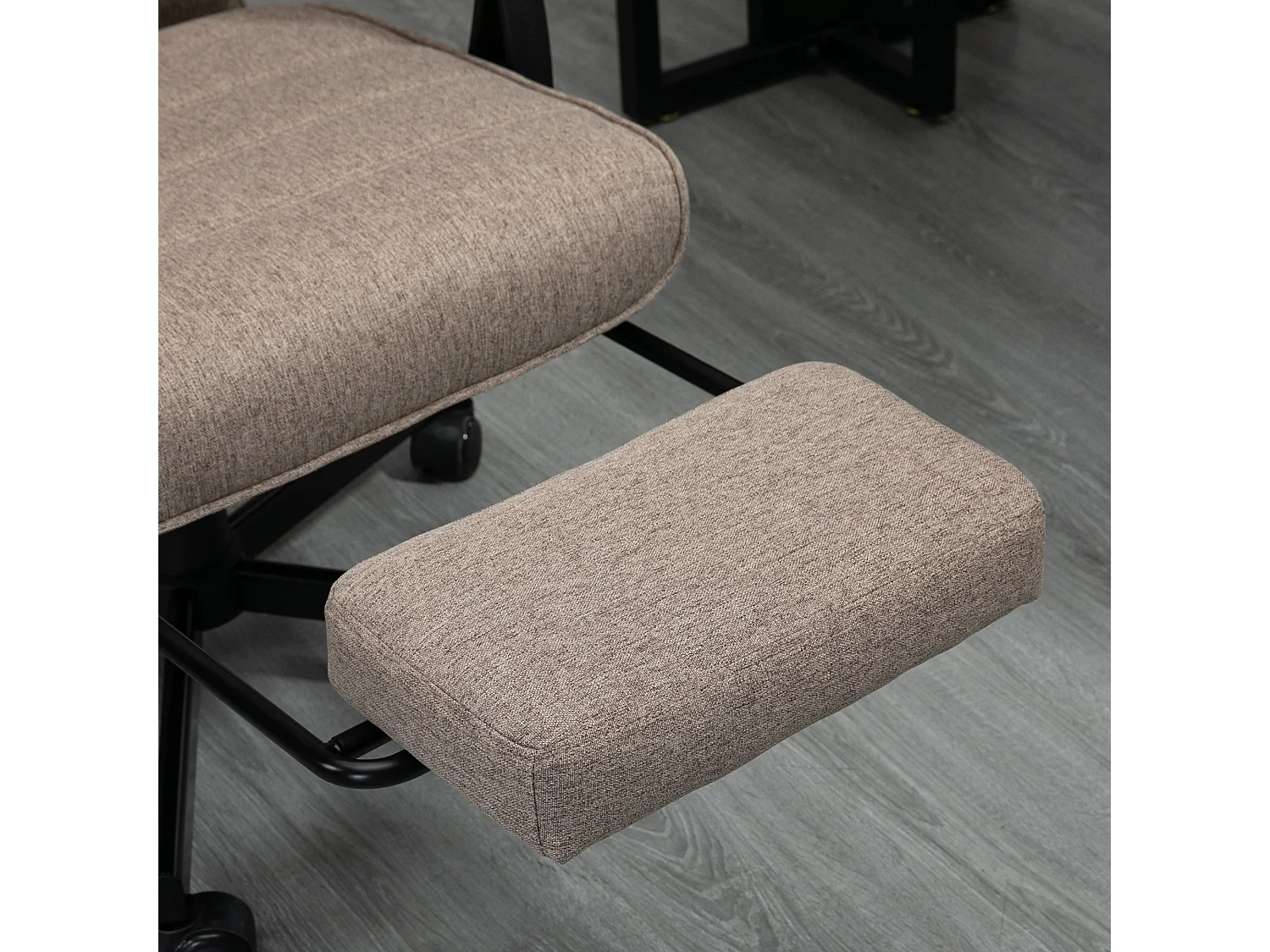 Silla de oficina marrón 68x67x114 cm Vinsetto