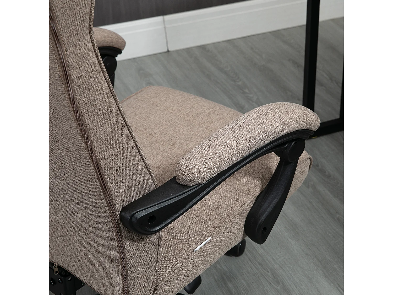 Silla de oficina marrón 68x67x114 cm Vinsetto