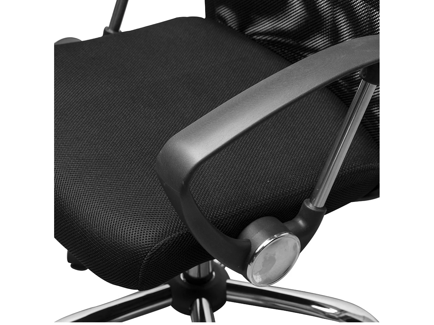 Silla de oficina negro 63x65x119 cm HOMCOM