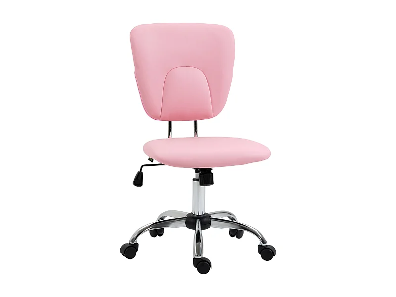 Silla de oficina rosa 50x54x96.5 cm Vinsetto
