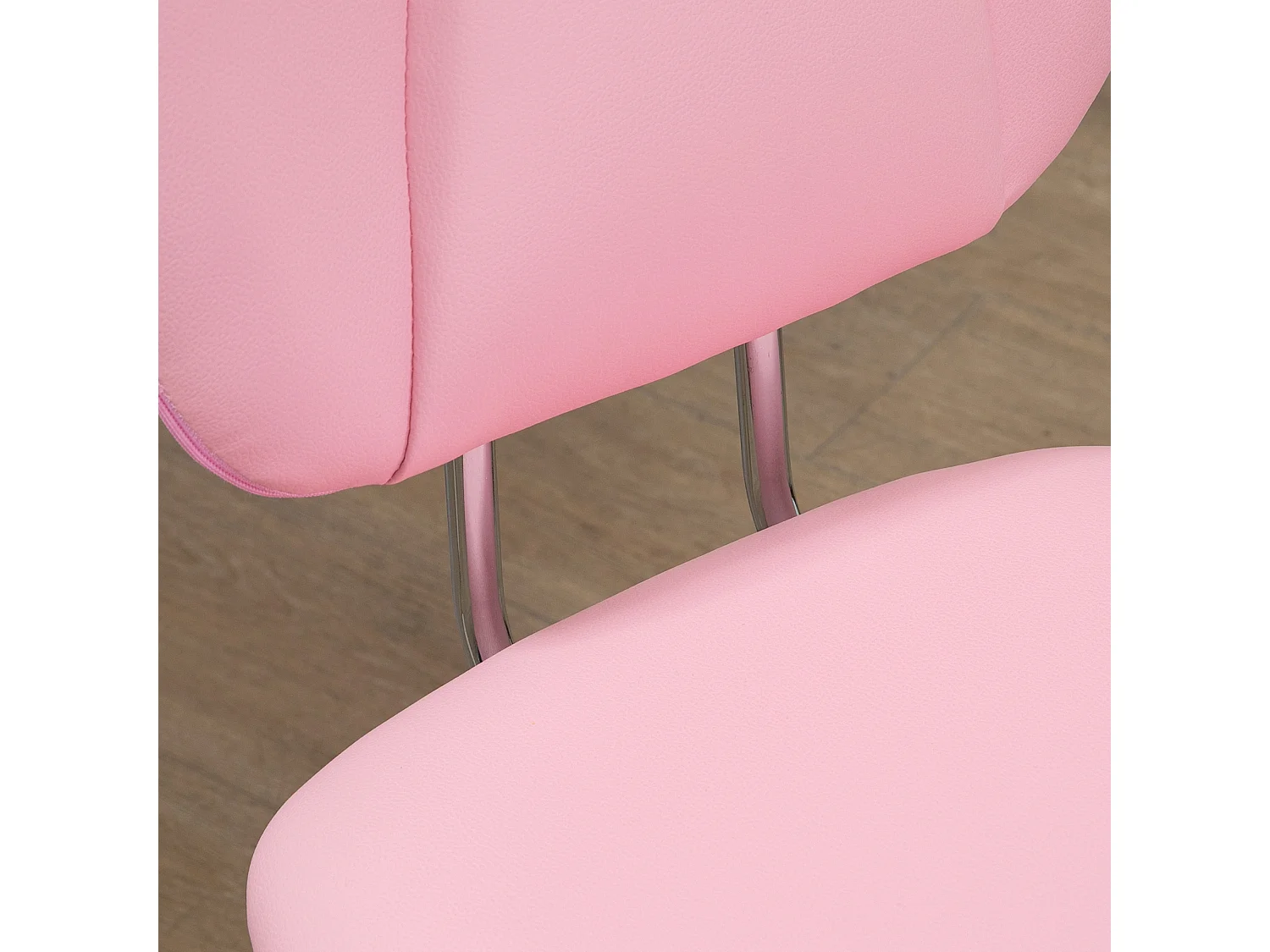 Silla de oficina rosa 50x54x96.5 cm Vinsetto