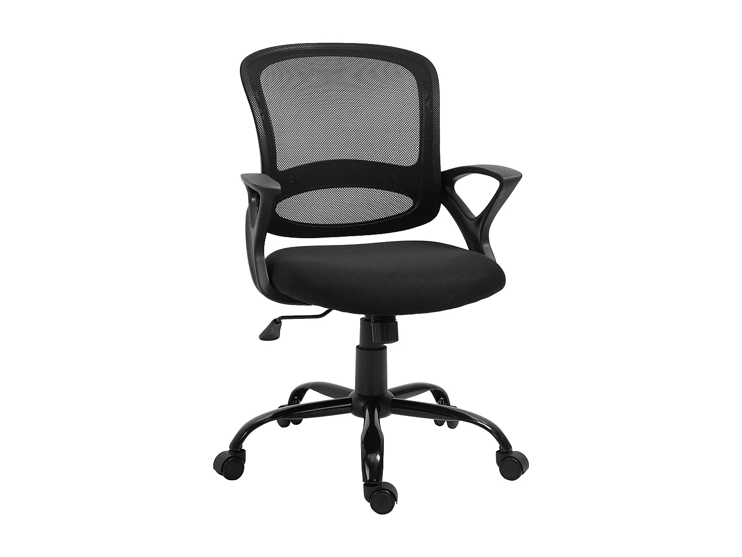 Silla de oficina negro 61x61x99 cm Vinsetto