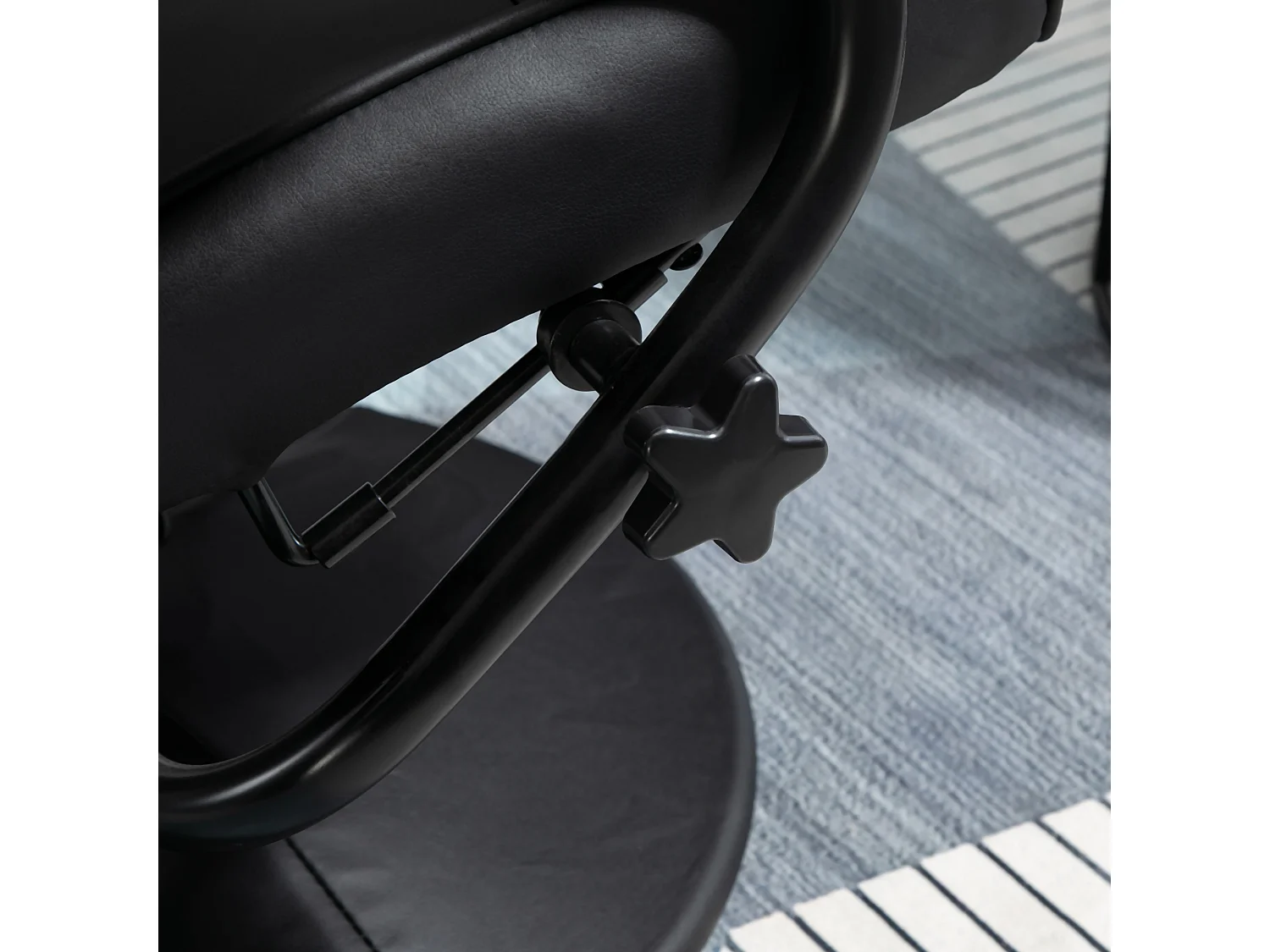 Sillón de masaje eléctrico negro 77x84x95 cm HOMCOM