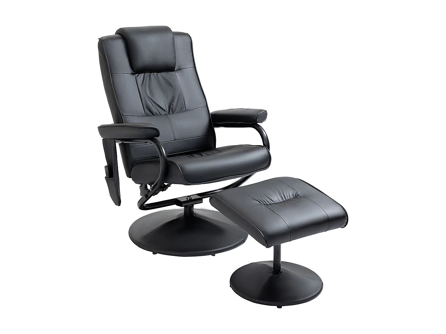 Sillón de masaje eléctrico negro 77x84x95 cm HOMCOM