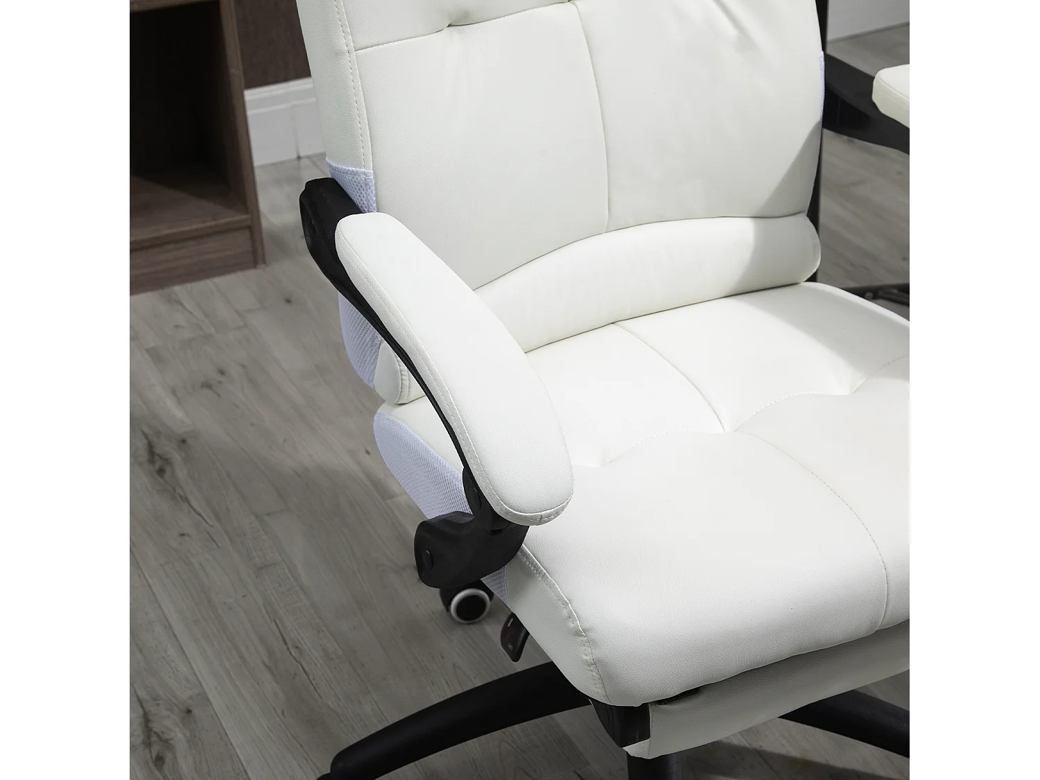 Silla de oficina blanco 65x65x125 cm Vinsetto