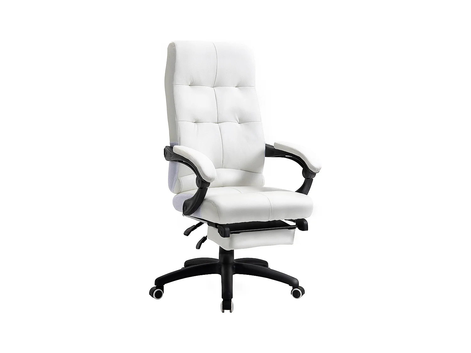 Silla de oficina blanco 65x65x125 cm Vinsetto