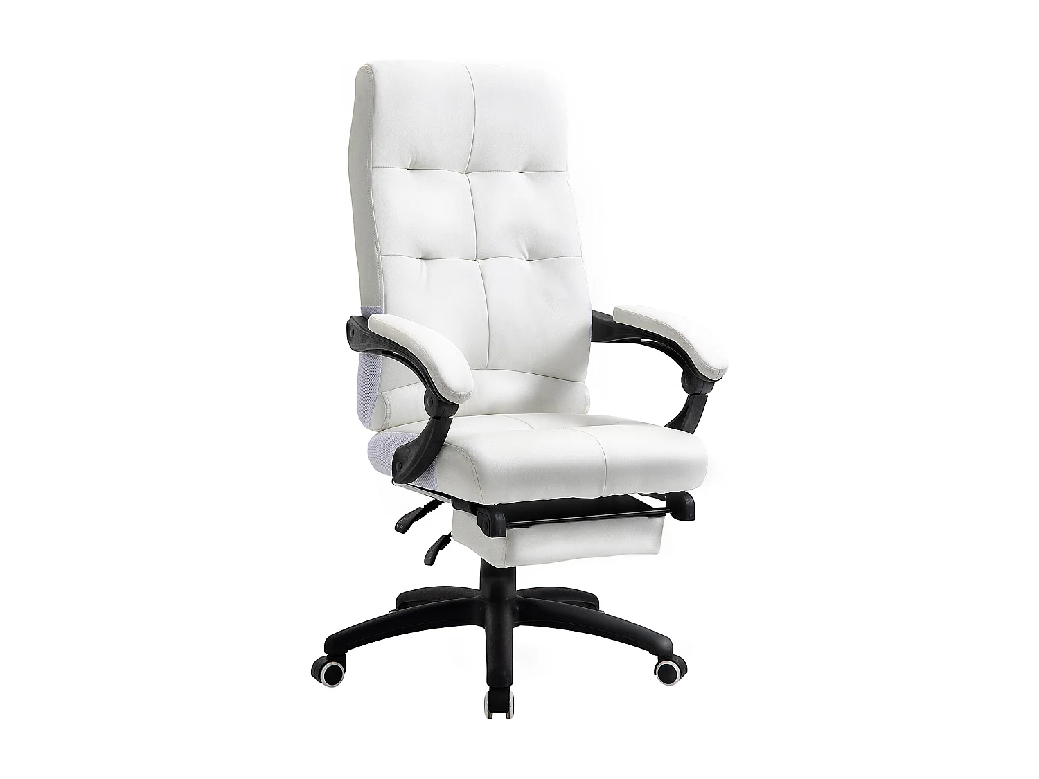 Silla de oficina blanco 65x65x125 cm Vinsetto