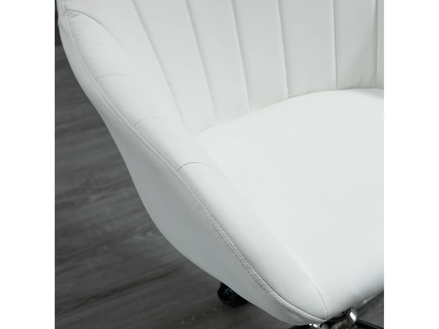 Silla de oficina blanco 60x59x89 cm Vinsetto