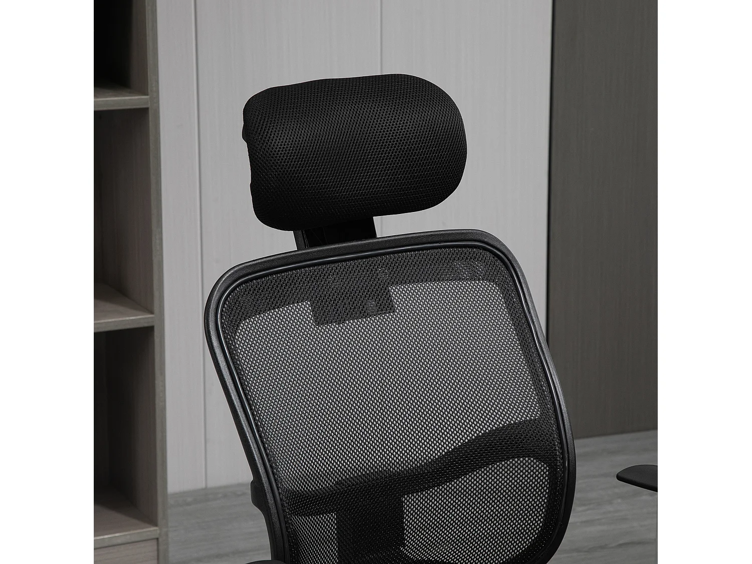 Silla de oficina negro 63x62x117 cm Vinsetto