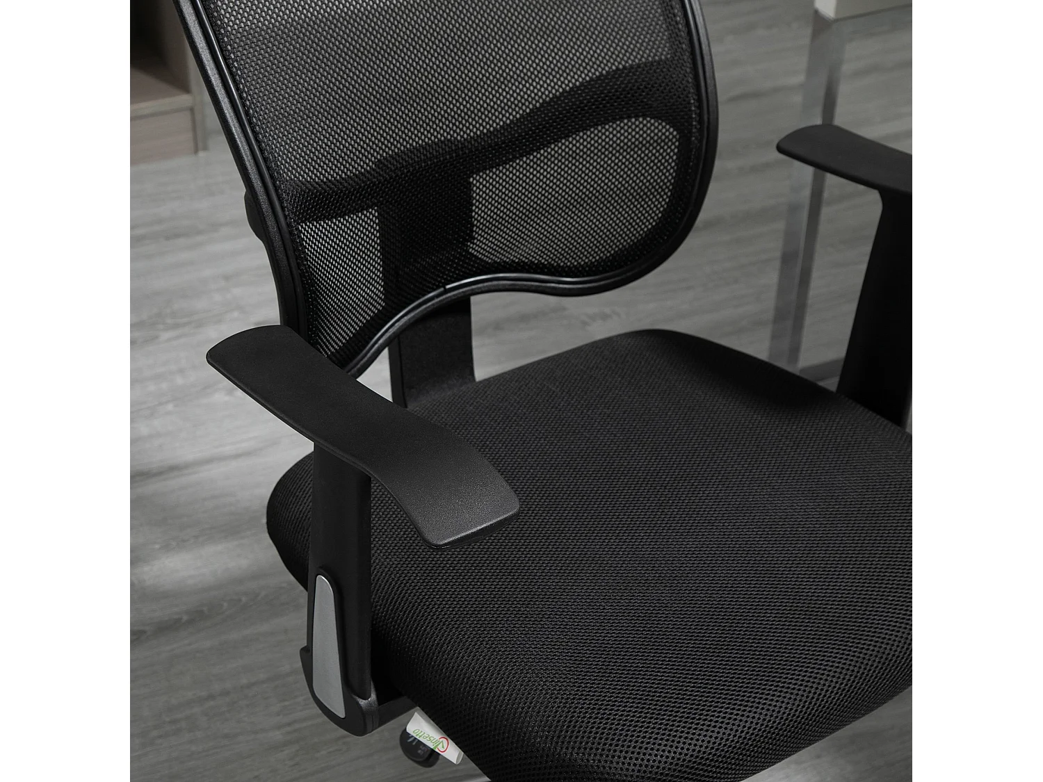 Silla de oficina negro 63x62x117 cm Vinsetto