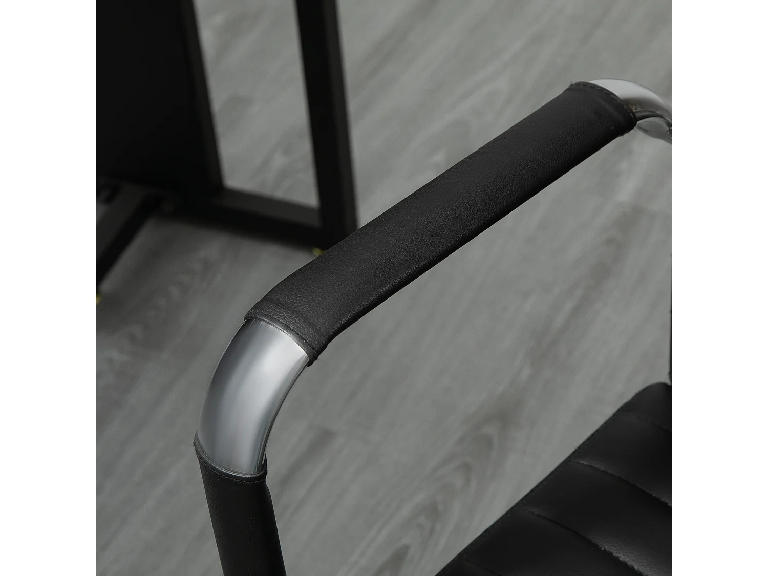 Silla de oficina negro 54x62x114 cm Vinsetto