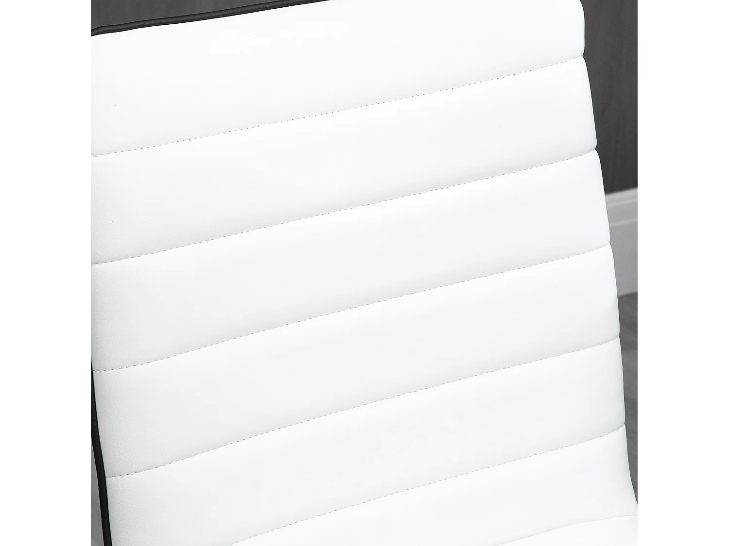 Silla de oficina blanco 47x57x86.5 cm Vinsetto