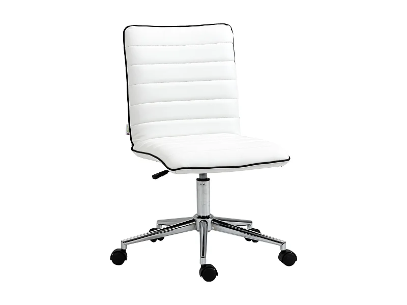 Silla de oficina blanco 47x57x86.5 cm Vinsetto