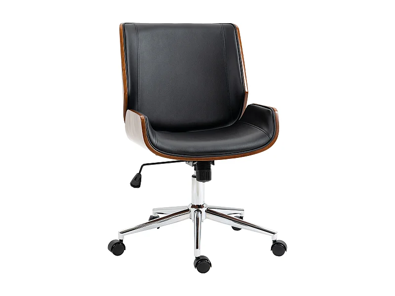 Silla de oficina negro 51x65.5x92 cm Vinsetto