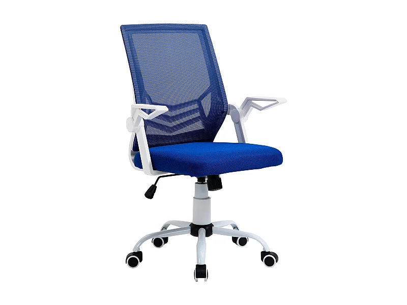 Silla de oficina azul 62.5x55x104 cm Vinsetto