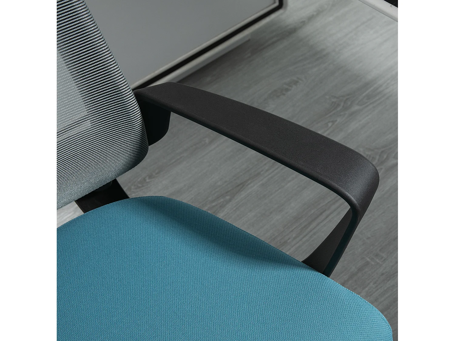 Silla de oficina azul 63.5x63x125.5 cm Vinsetto