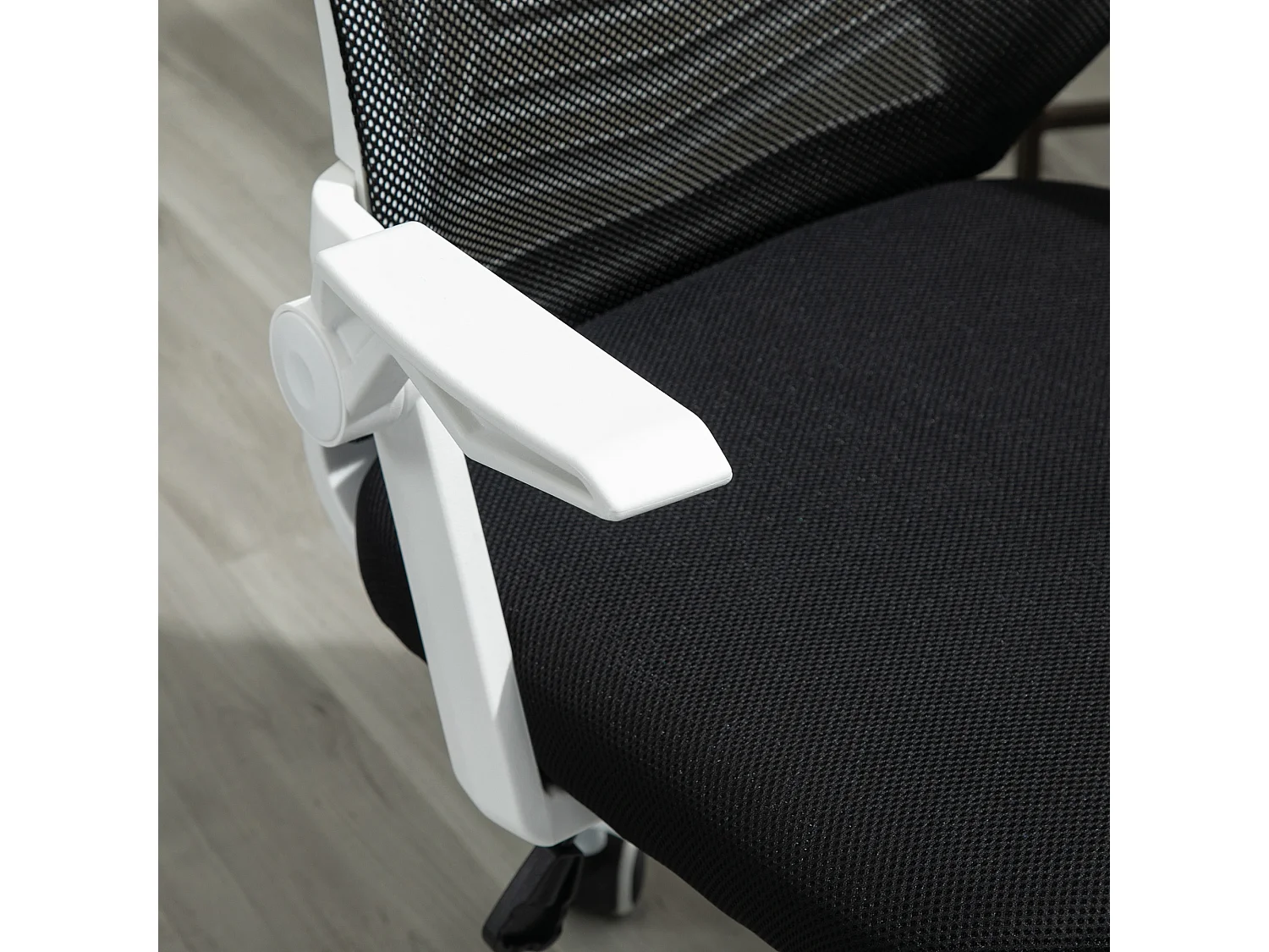 Silla de oficina negro 62.5x55x104 cm Vinsetto