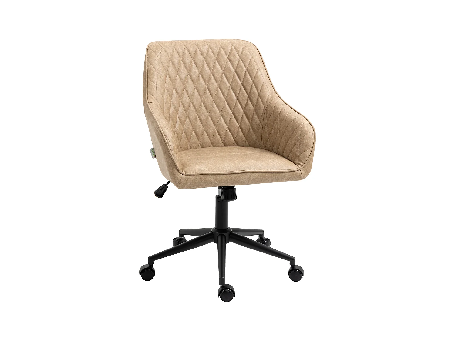 Silla de oficina marrón 59x60x100 cm Vinsetto