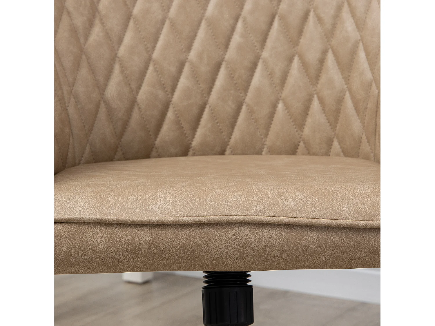 Silla de oficina marrón 59x60x100 cm Vinsetto