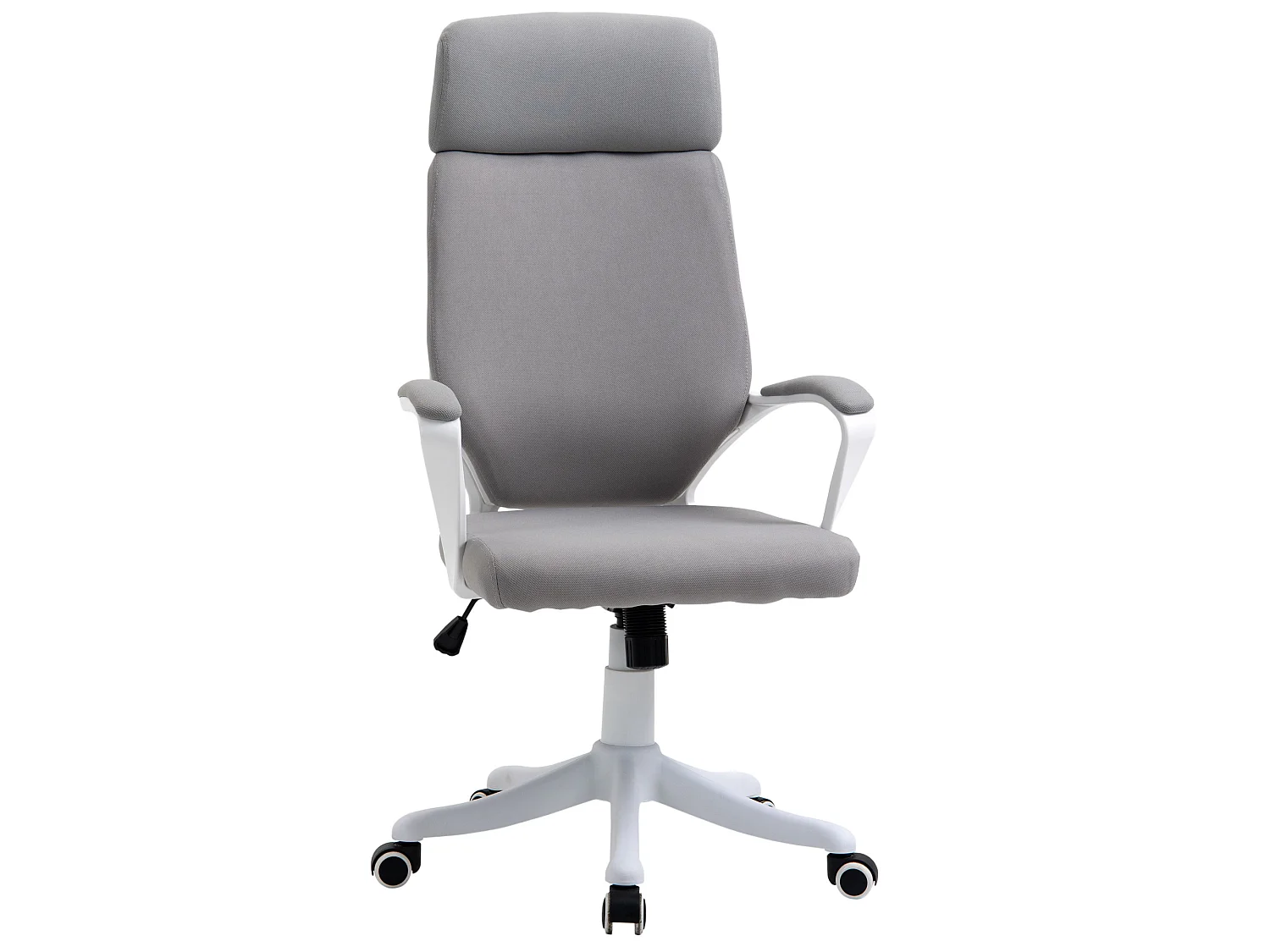 Silla de oficina gris claro 63x65x120 cm Vinsetto