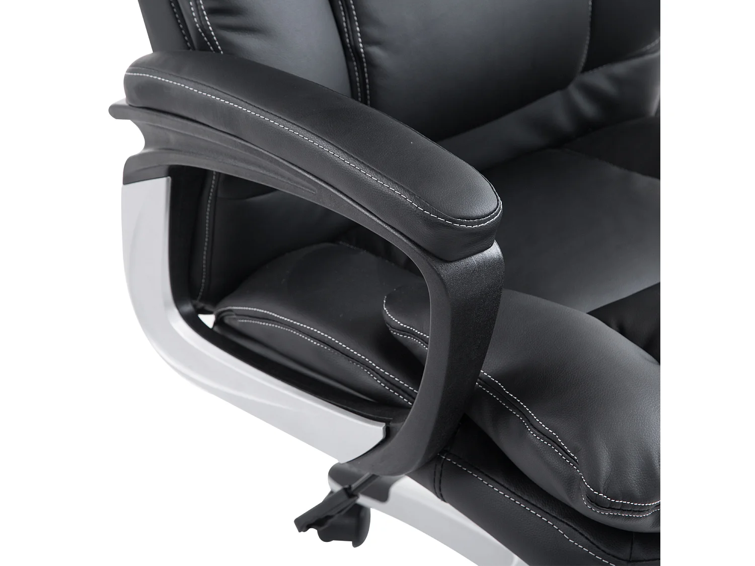 Silla de oficina negro 66x71x120.5 cm HOMCOM