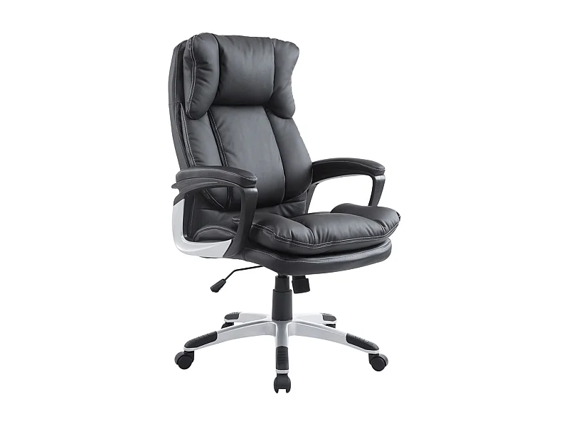 Silla de oficina negro 66x71x120.5 cm HOMCOM