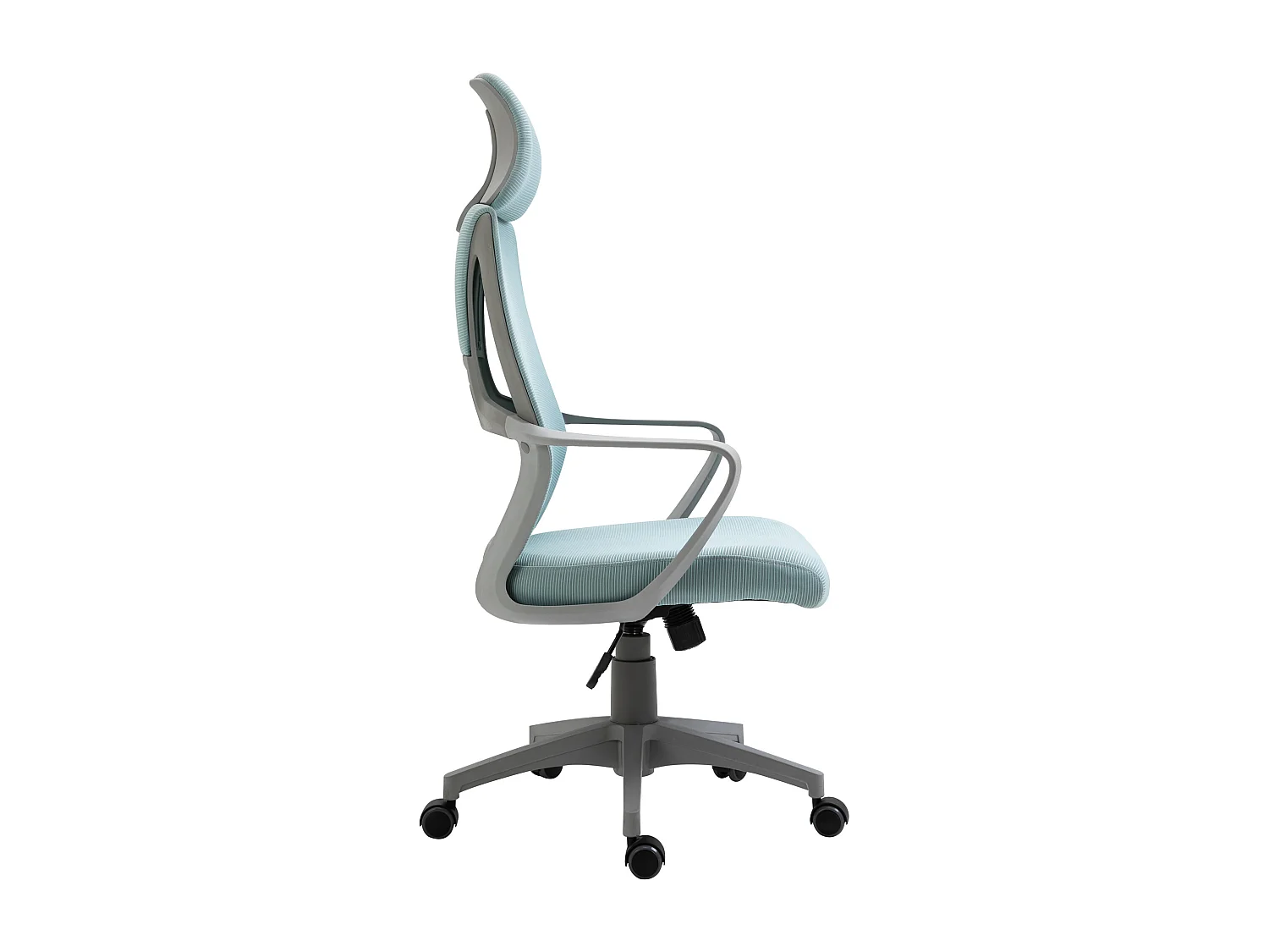 Silla de oficina azul 64x55x126 cm Vinsetto