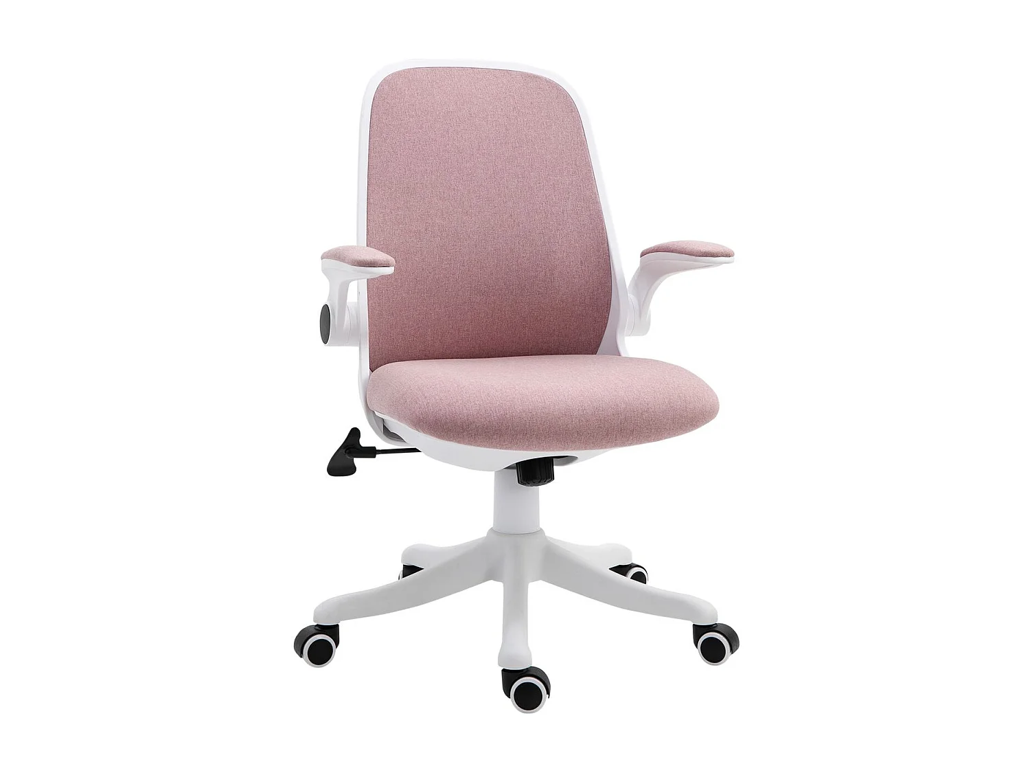 Silla de escritorio rosa 62.5x60x104 cm Vinsetto