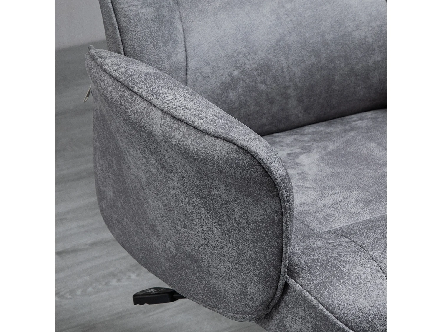Silla de oficina gris 67x69x102 cm Vinsetto