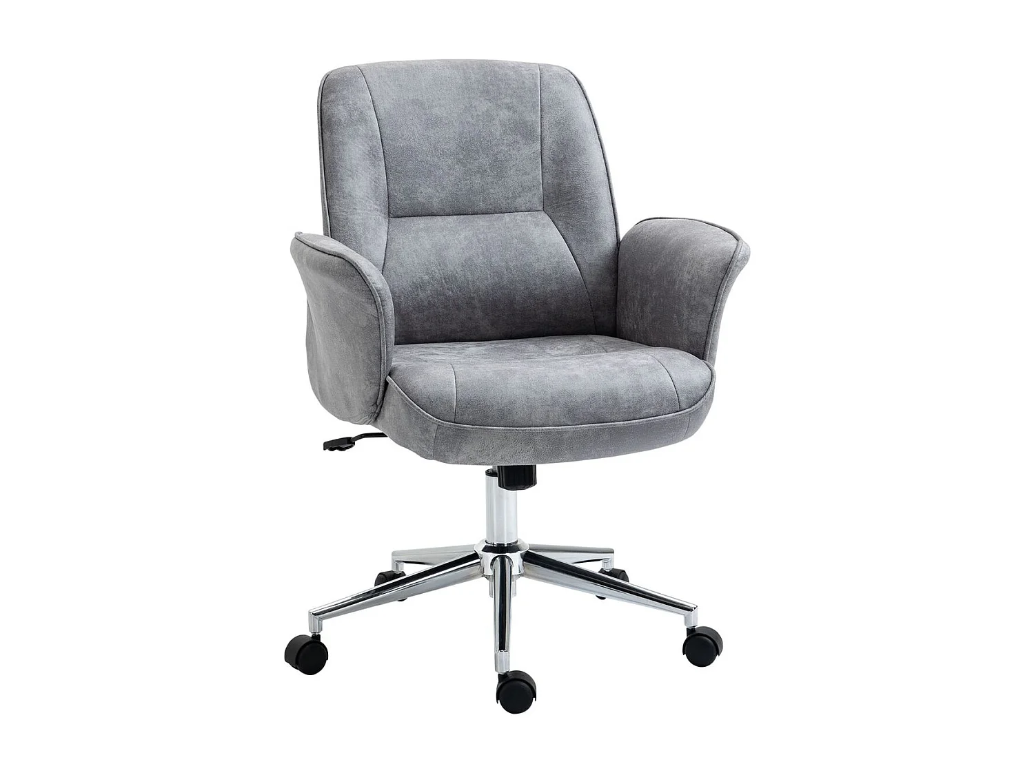 Silla de oficina gris 67x69x102 cm Vinsetto