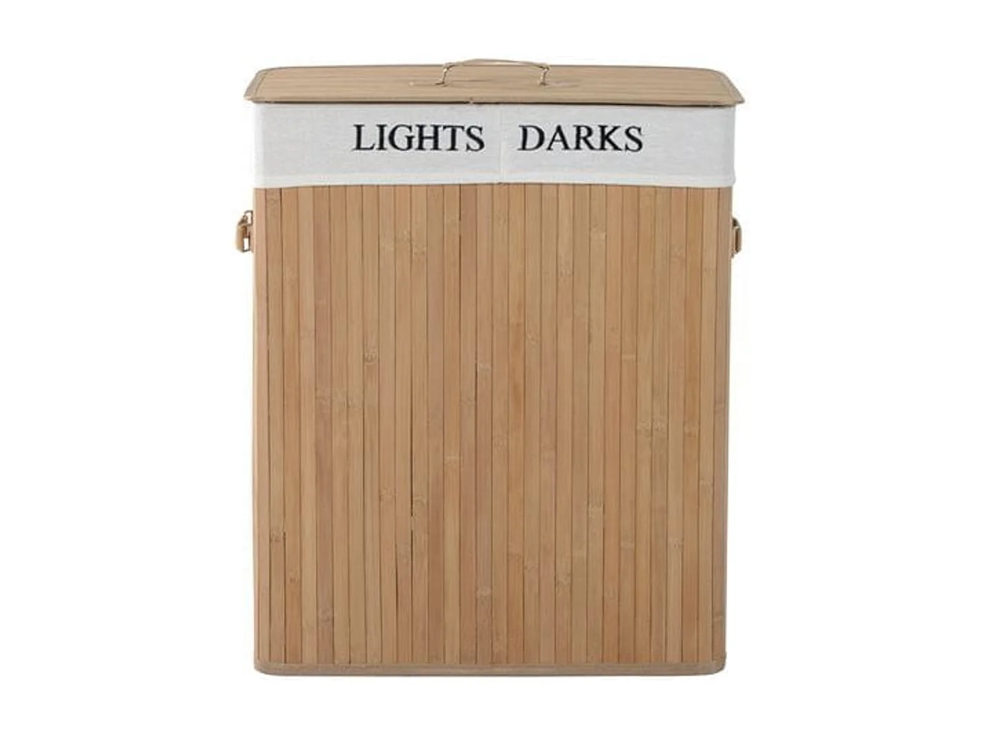 Cesta para ropa sucia natural 52x32x63 cm HOMCOM