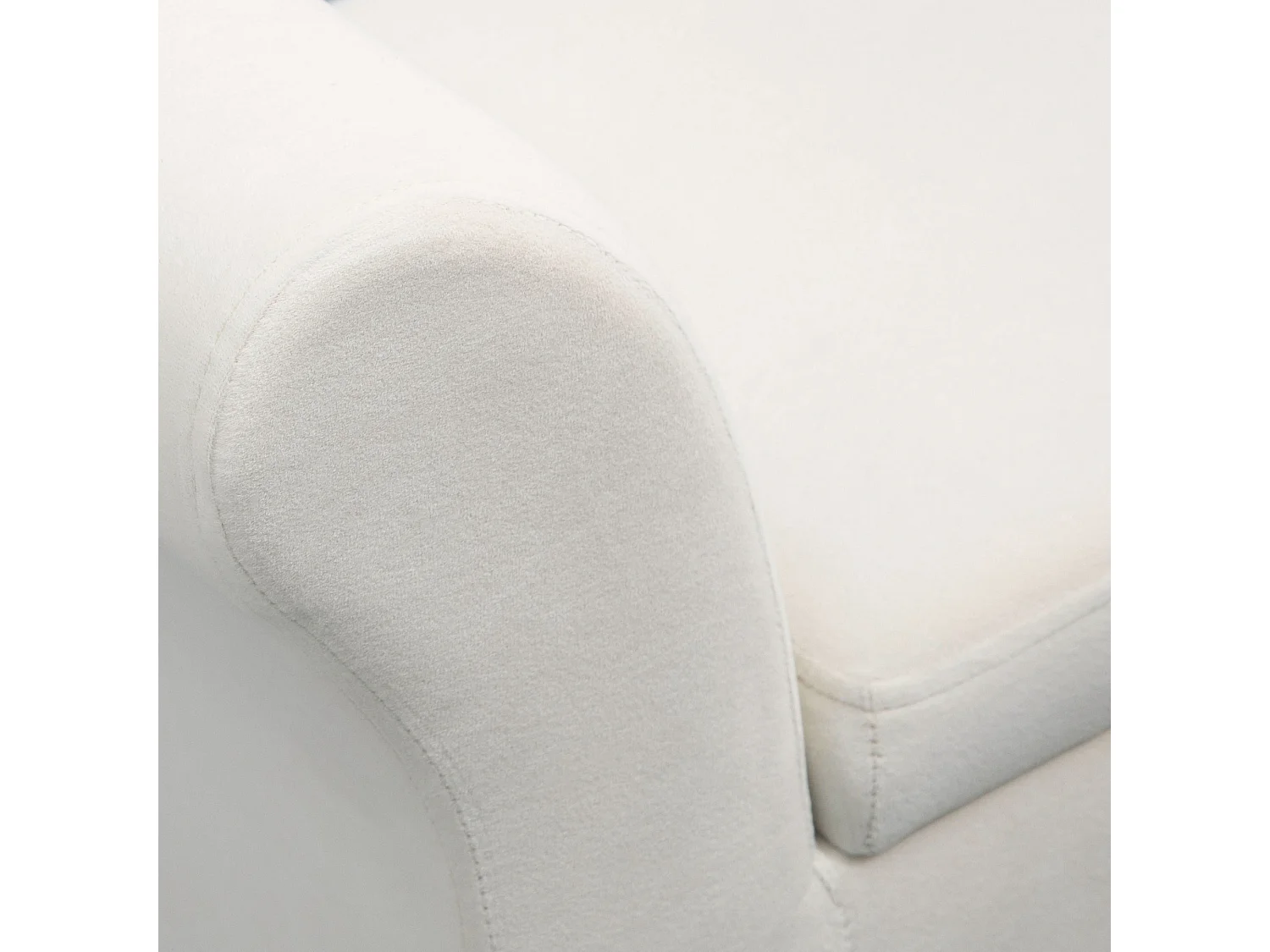 Banco de cama crema 111.5x41x65 cm HOMCOM