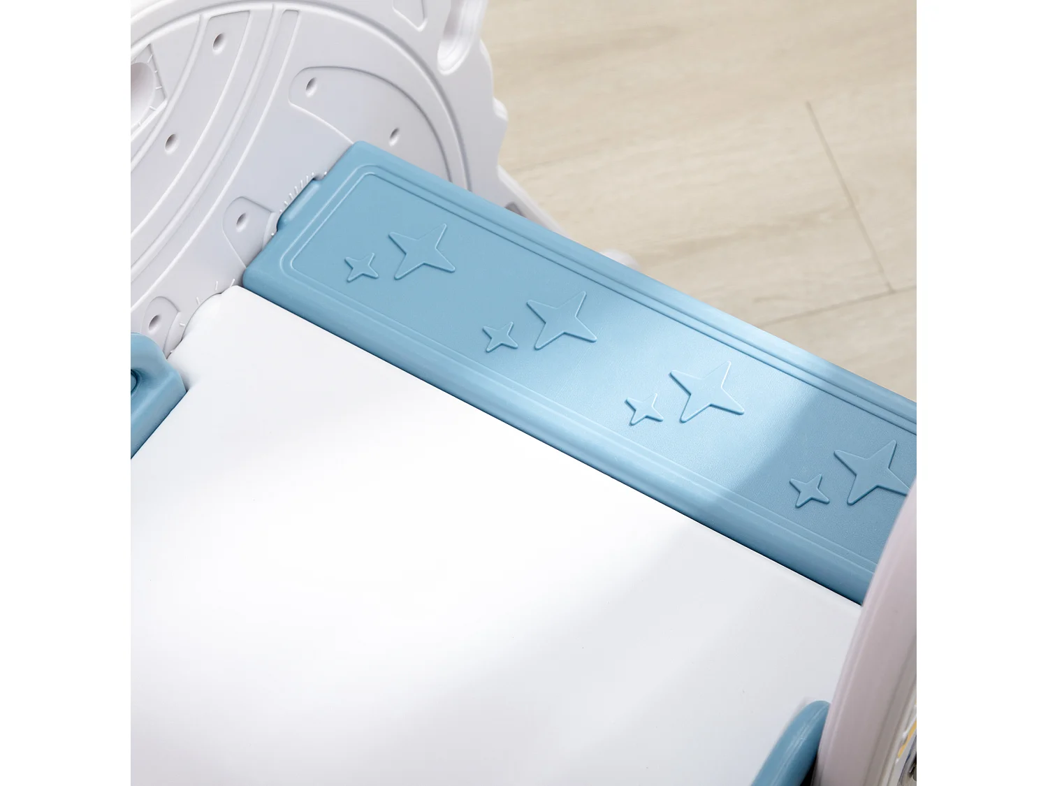 Tobogán para niños azul 157x46.5x80 cm AIYAPLAY