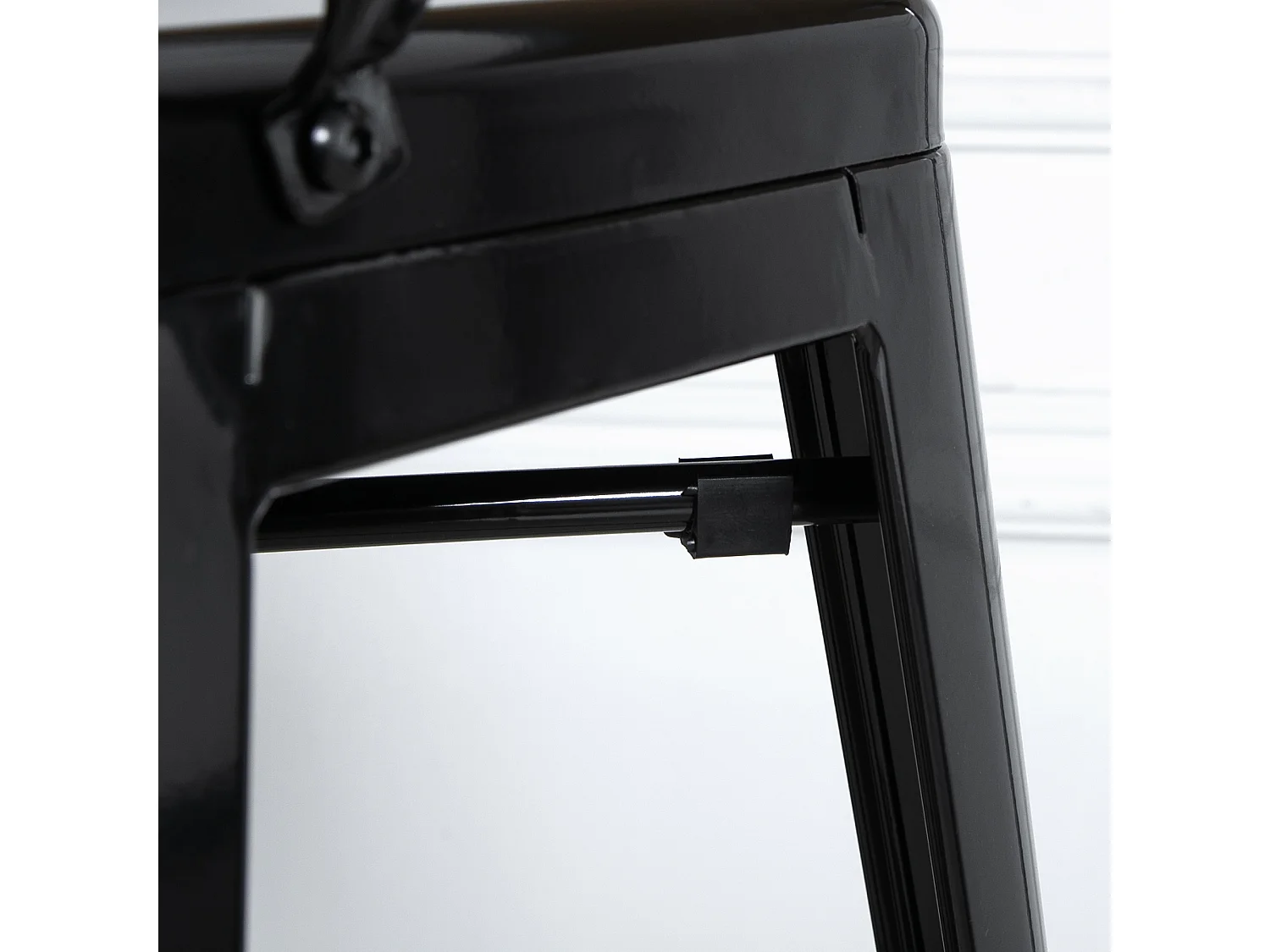 Taburetes de bar negro 44x49x116 cm HOMCOM