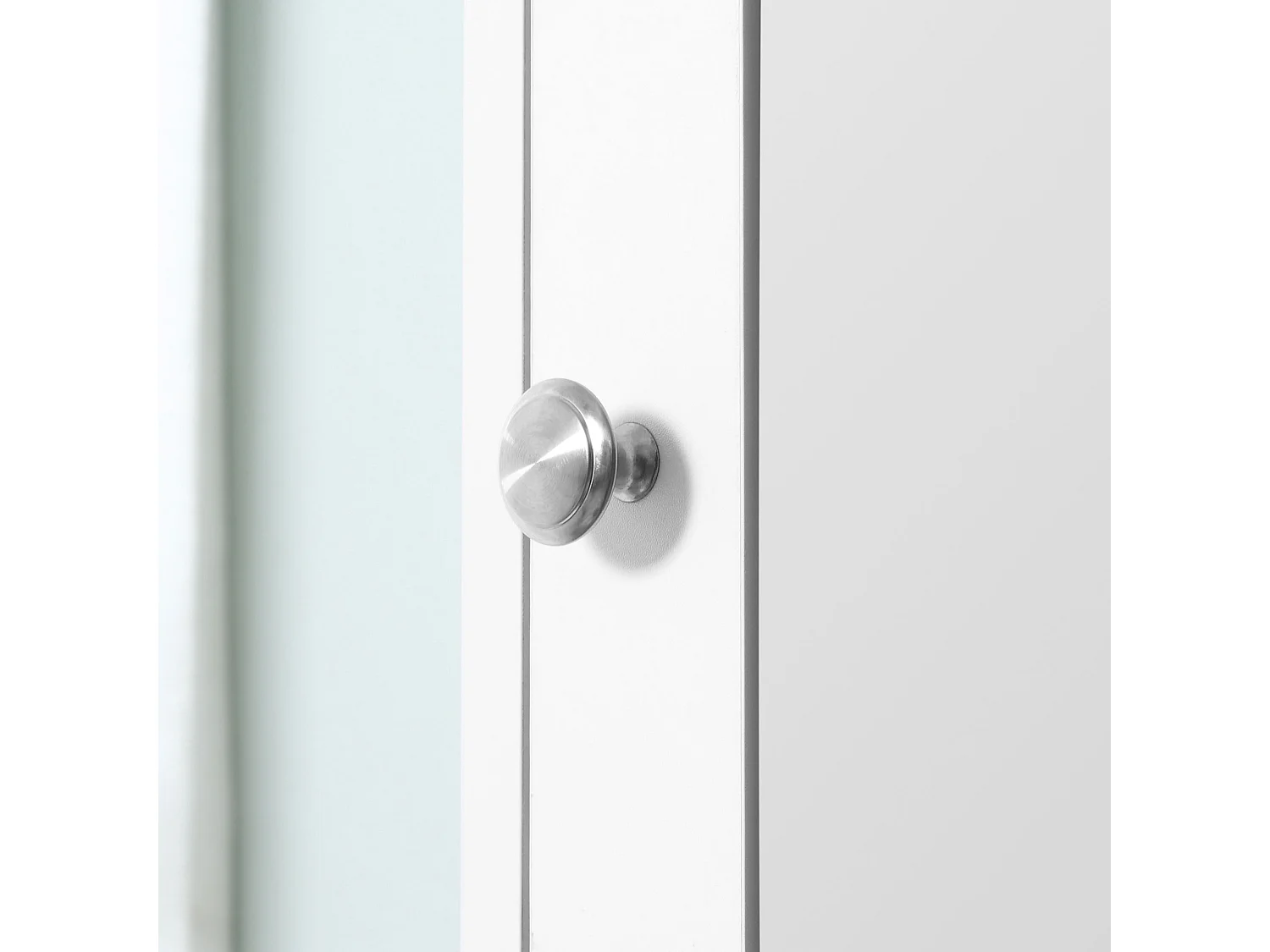 Armario alto para baño blanco 30x28x180 cm kleankin