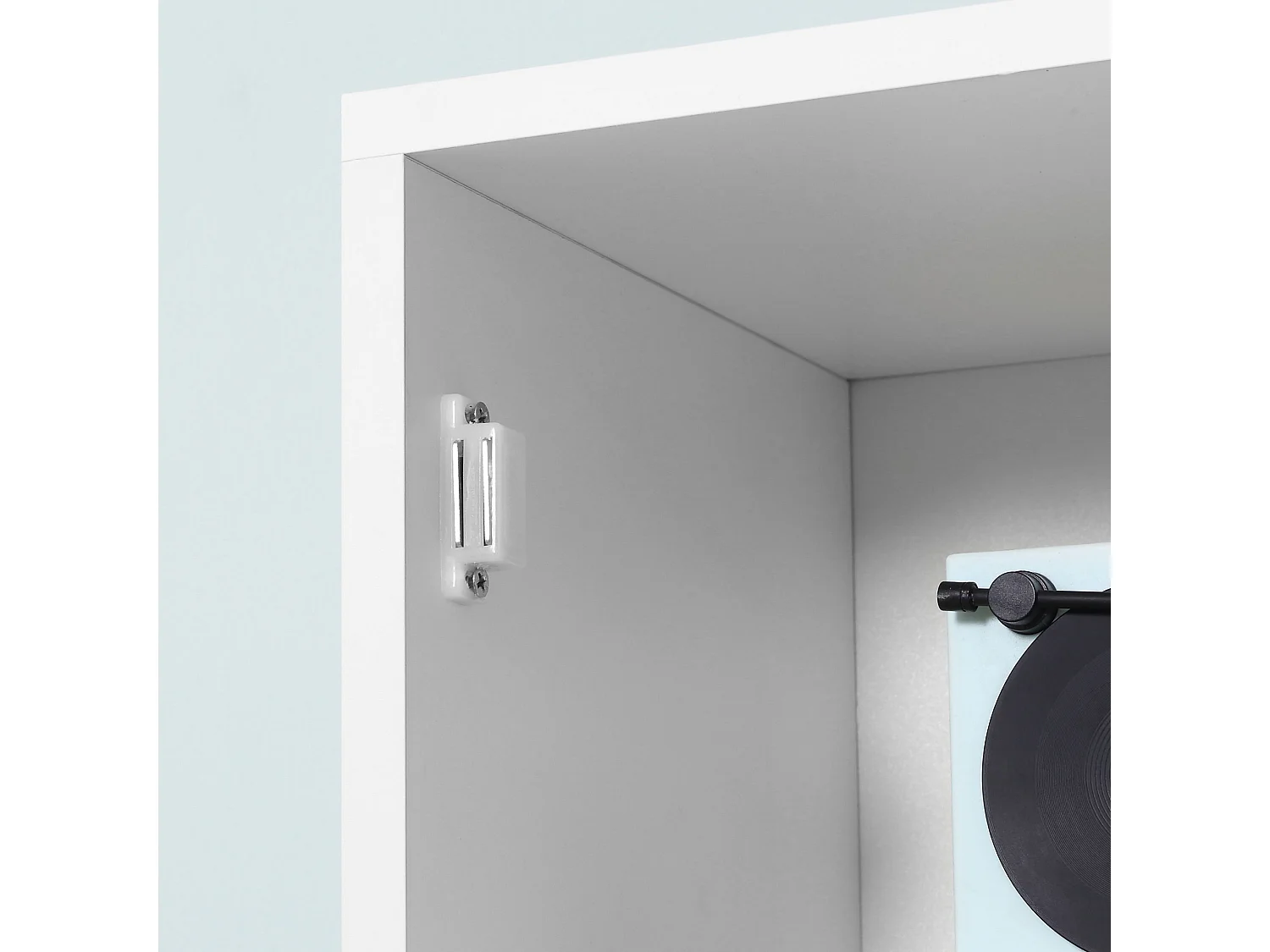 Armario alto para baño blanco 30x28x180 cm kleankin