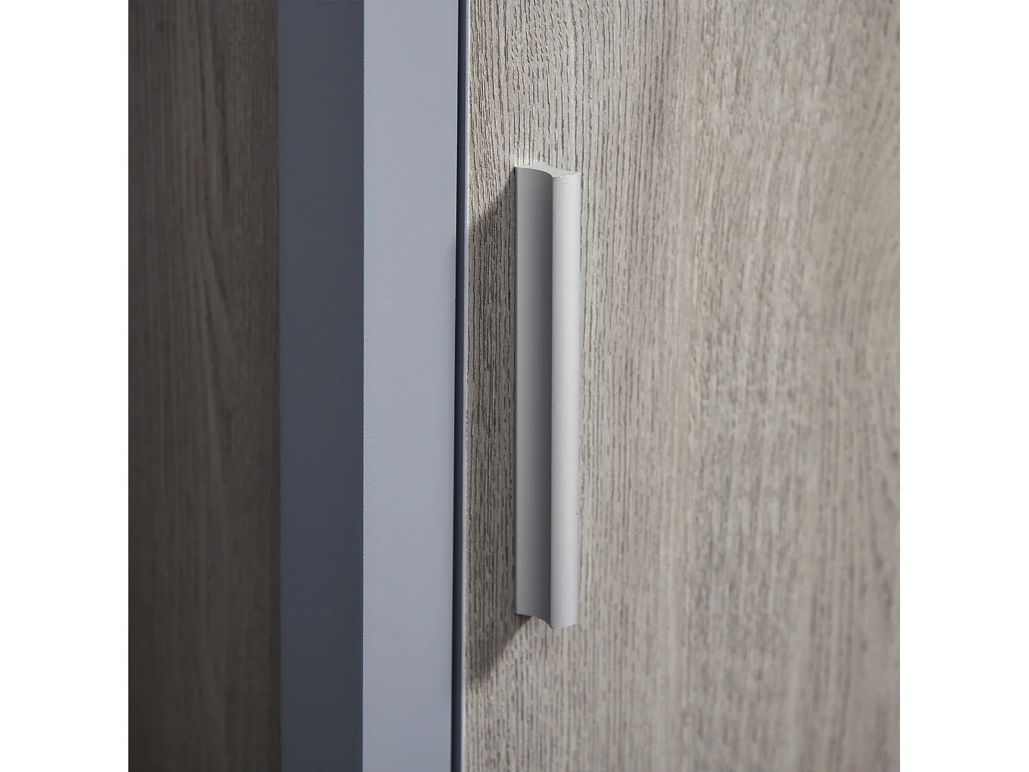 Armario de baño gris 40x30x160 cm kleankin