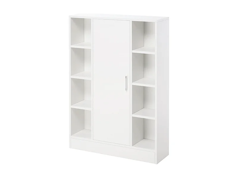 Armario de suelo para baño blanco 71x22x100 cm kleankin