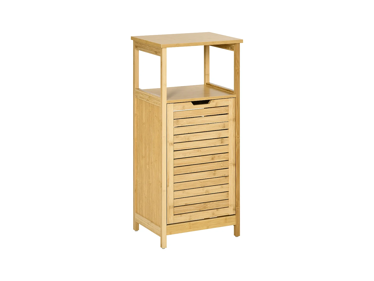 Estantería de baño madera natural 40x30x86.5 cm kleankin