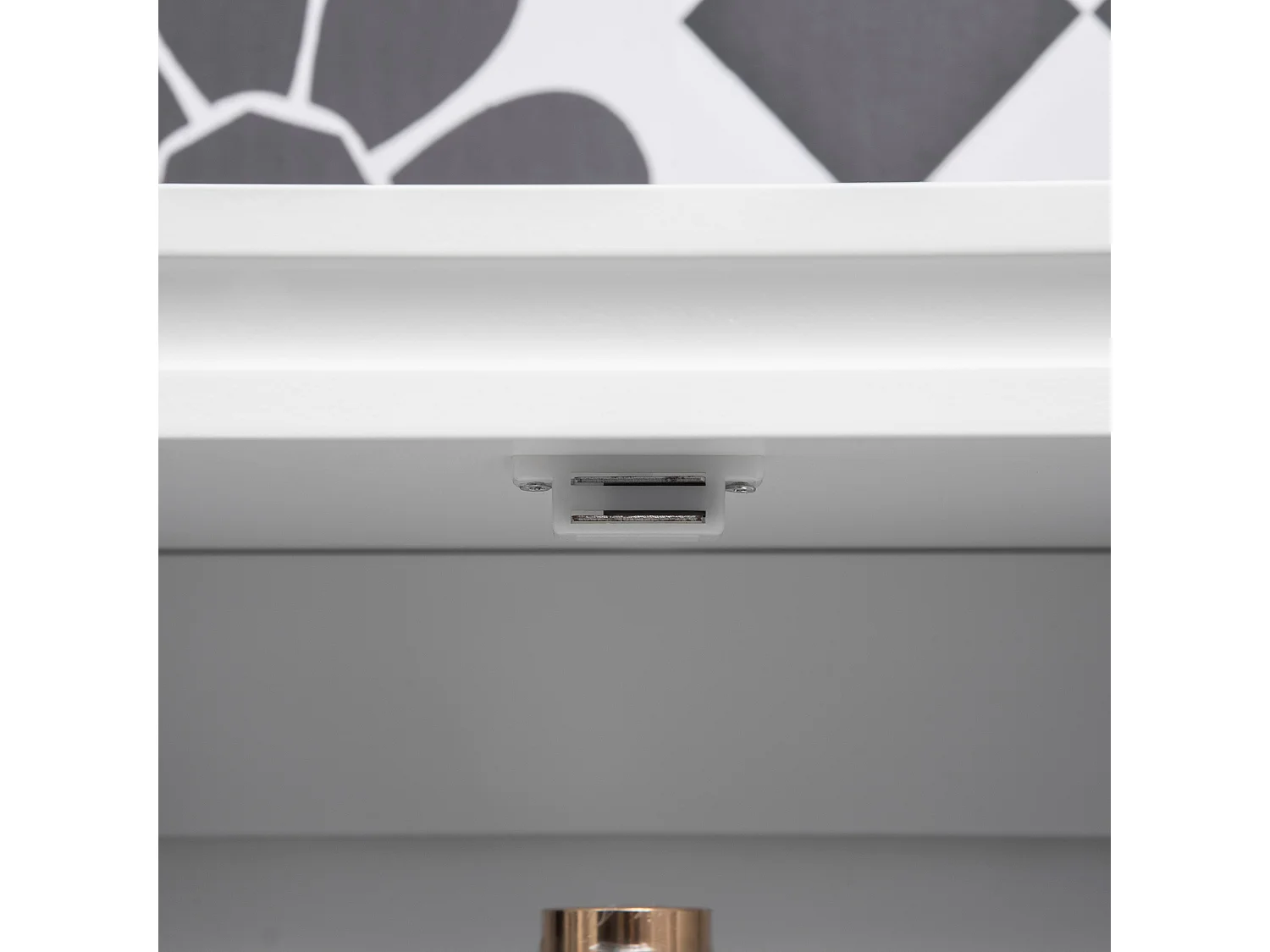 Mueble sobre inodoro blanco 71x20.5x165 cm kleankin