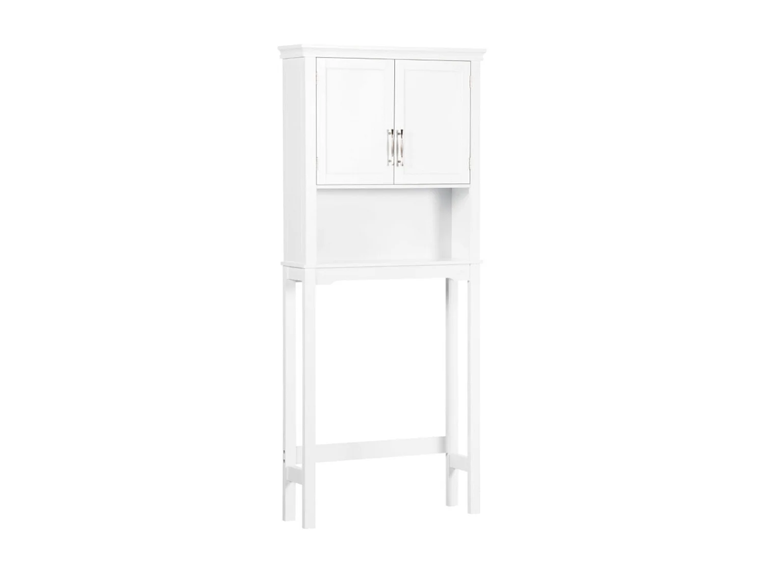 Mueble sobre inodoro blanco 71x20.5x165 cm kleankin