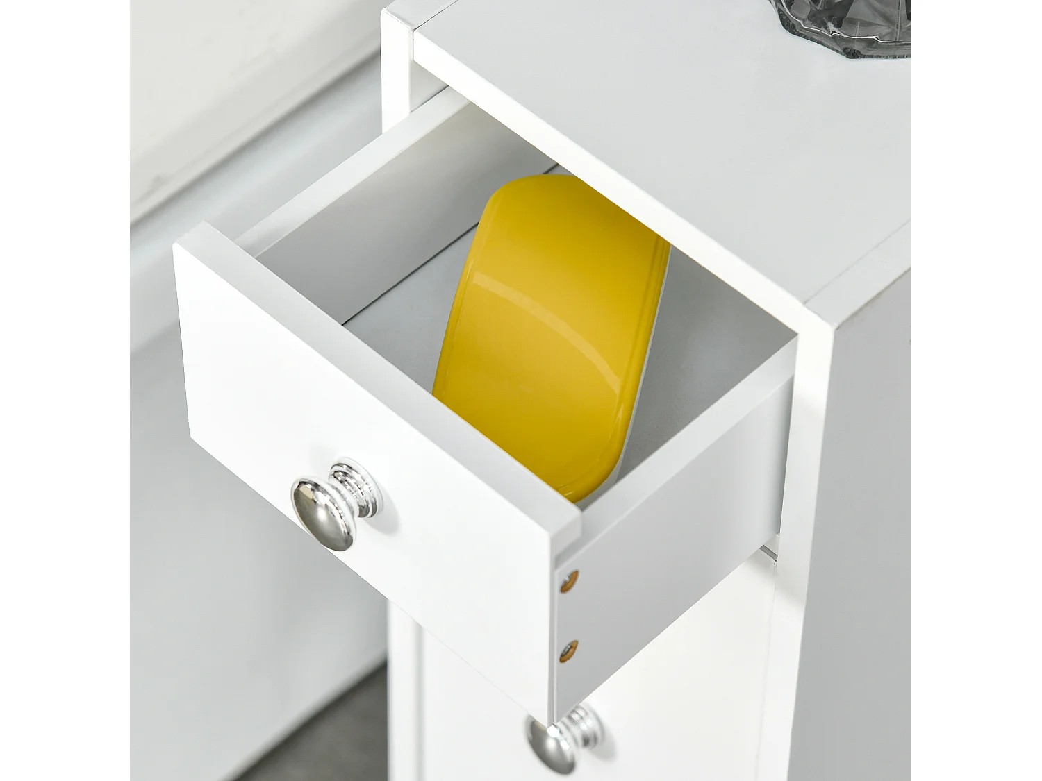 Armario de baño blanco 17x48x58 cm HOMCOM