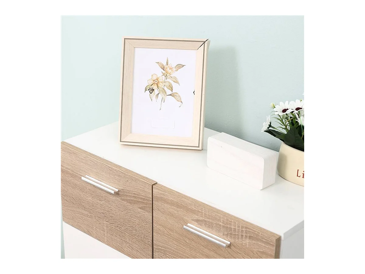 Armario de suelo baño blanco 60x30x85 cm kleankin