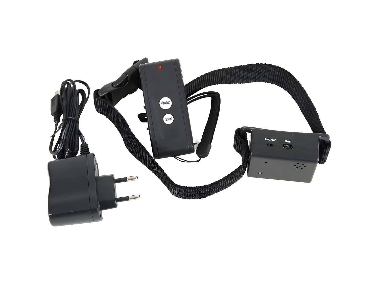 Collier de dressage chien stimulation sons ou vibrations